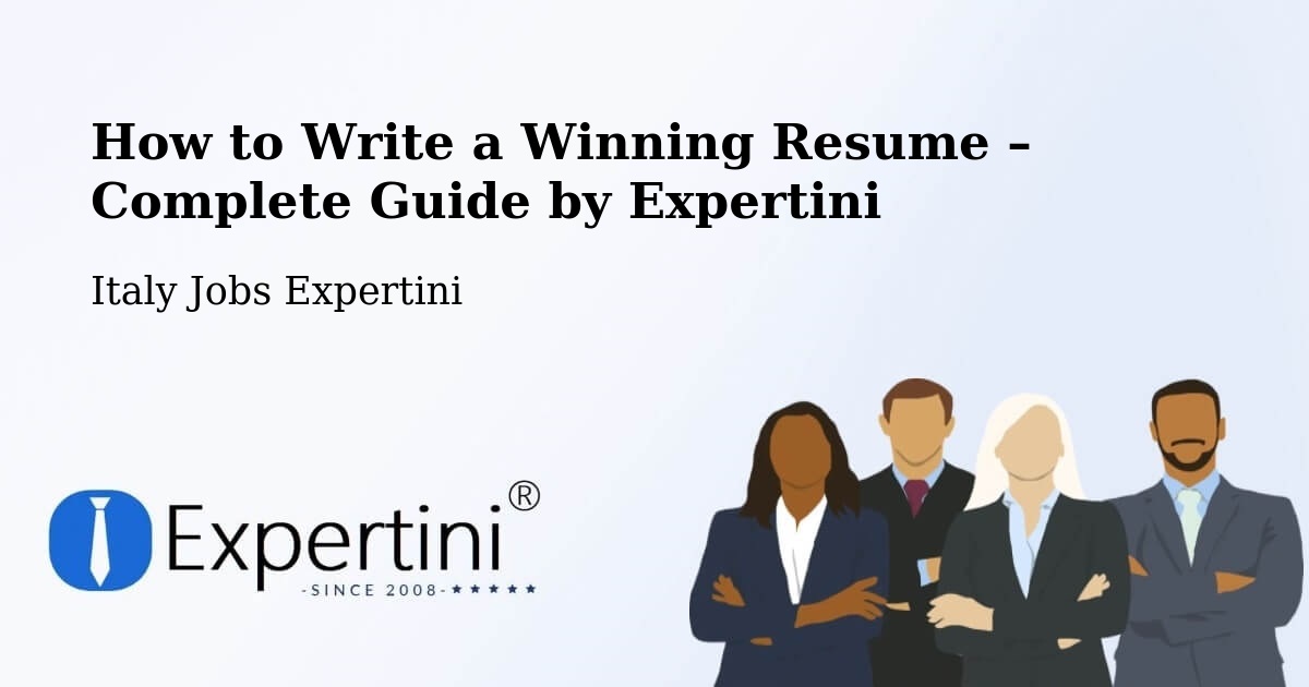 Resume Writing Guide for Job Seekers – Budrio - Budrio, Italy Jobs Expertini