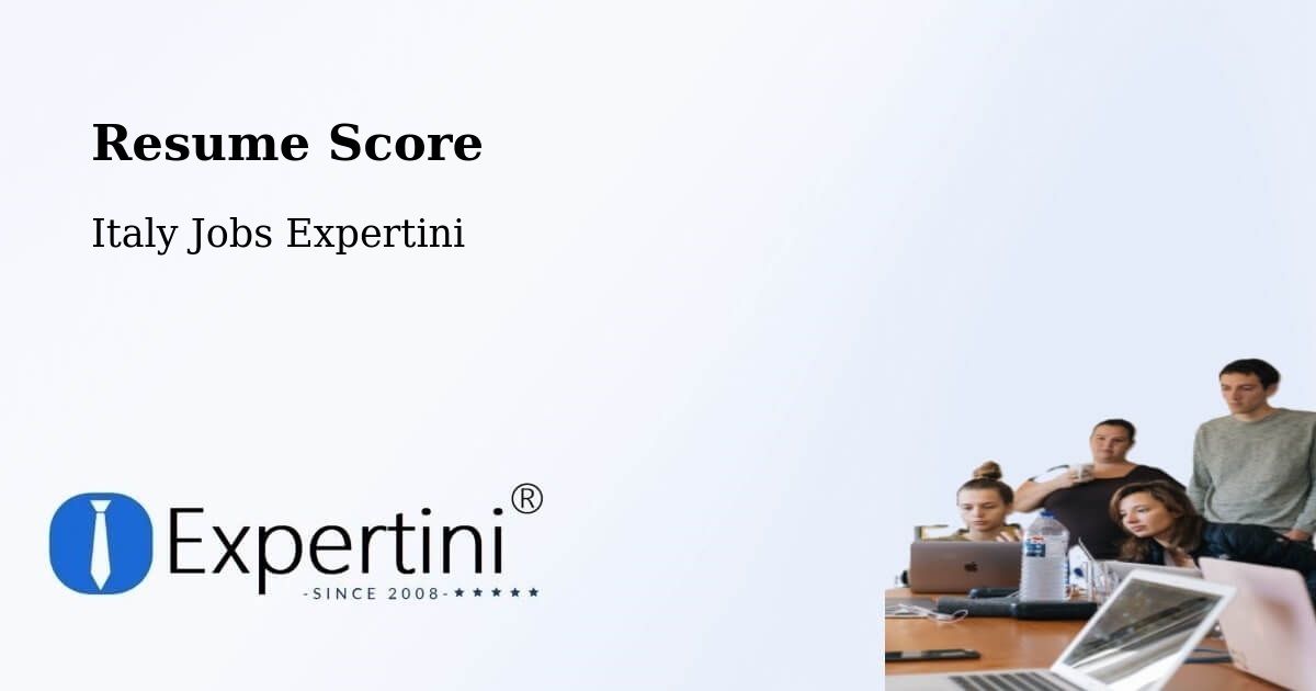 Resume Score & Job Description Match Tool – Budrio - Italy Jobs Expertini